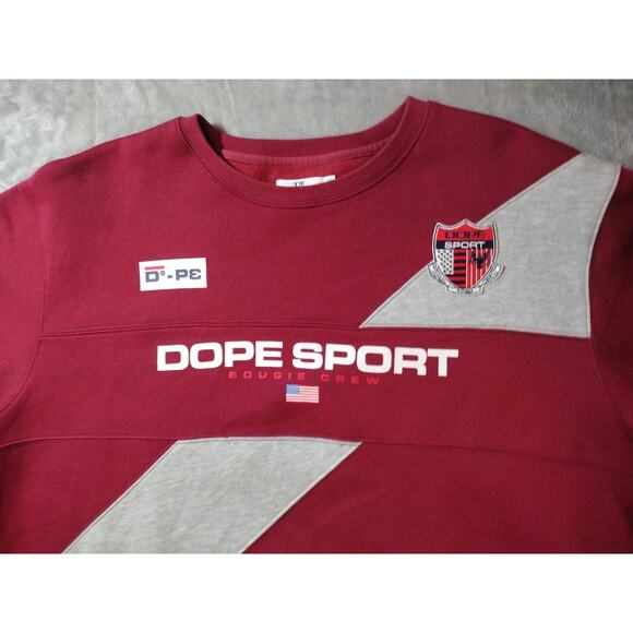 DOPE SPORT BOUGIE CREW Men Size 2XL Pullover Sweatshirt - Picture 4 of 14
